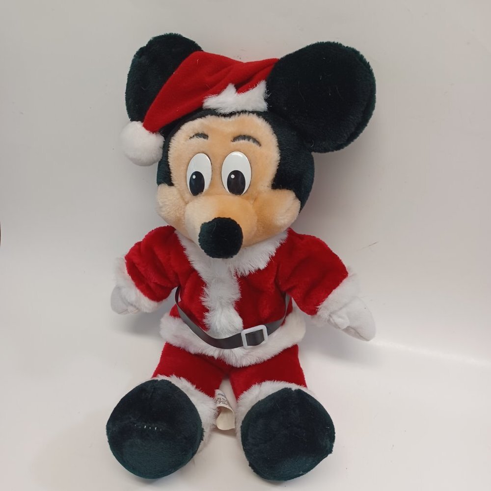 Disneyland Mickey Mouse Plush Walt Disney World Christmas Toy Holiday Decor‎